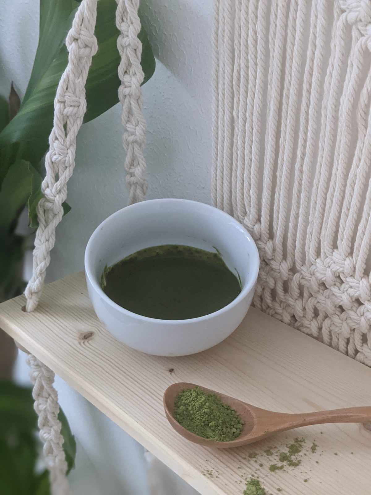 masque thé matcha